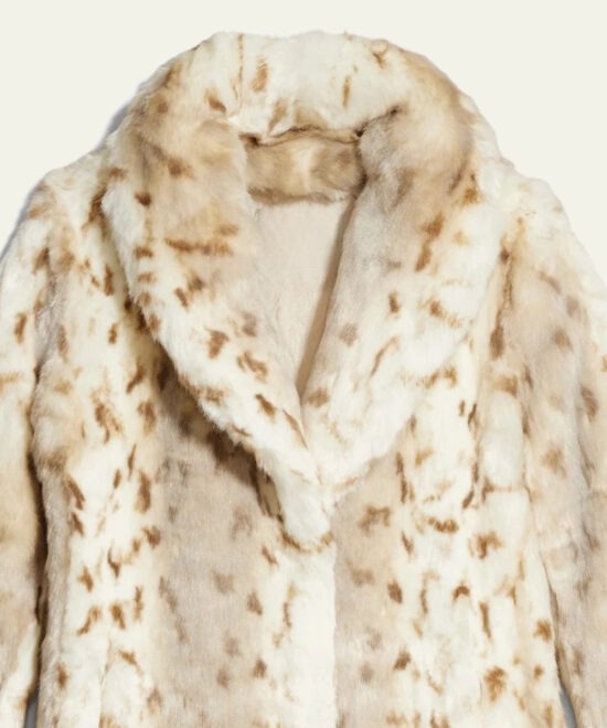 Beth Dutton White Leopard Print Coat – Yellowstone Style