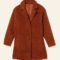 Beth Dutton Yellowstone Burnt Orange Faux Fur Coat