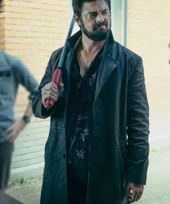 Billy Butcher The Boys Black Trench Coat