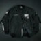 Black Cyberpunk Techwear Bomber Jacket