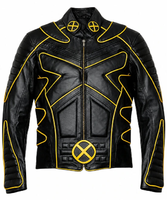 X-Men Wolverine Black Leather Jacket