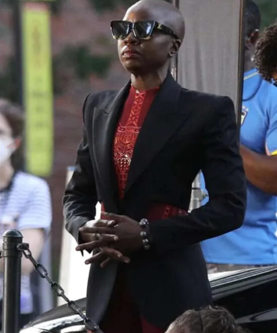 Black Panther Wakanda Forever Okoye Black Blazer