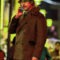Brad Pitt Bullet Train Double Breasted Brown Cotton Peacoat