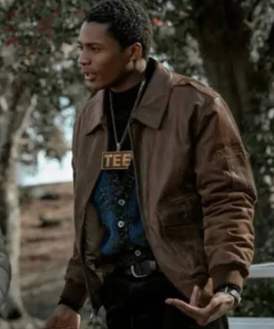 Da’Vinchi BMF Bomber Leather Jacket