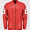 Dizller 8 Ball Pool Red Letterman Bomber Leather Jacket