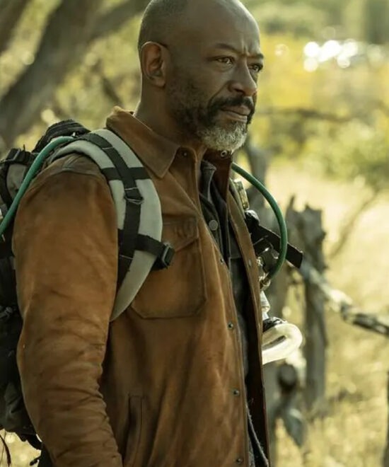 Fear the Walking Dead S08 Morgan Jones Brown Jacket