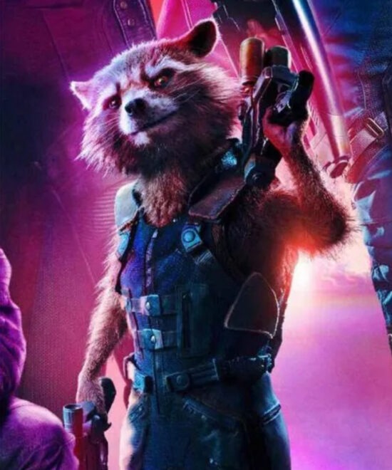Guardians of Galaxy Vol 2 Rocket Raccoon Blue Vest