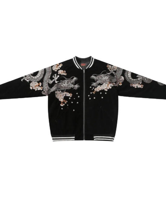 Harajuku Embroidered Cyberpunk Streetwear Jacket