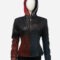 Harley Quinn Daddy’s Lil’ Monster Quilted Black Leather Jacket