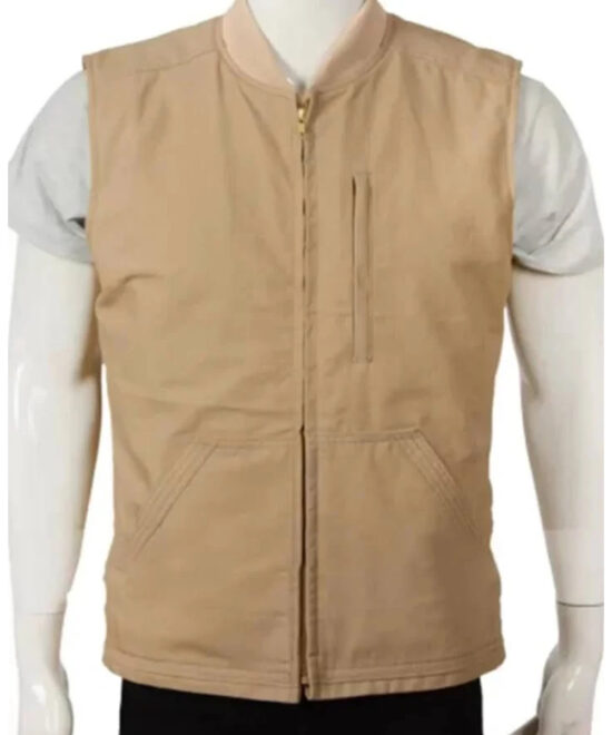 Kayce Dutton Brown Cotton Ranch Vest