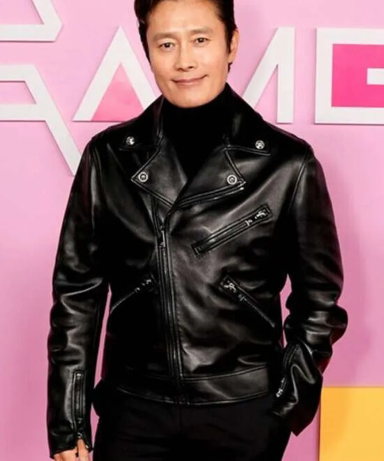 Lee Byung-hun Squid Game S02 Black Leather Jacket