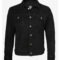 Premium Black Suede Trucker Jacket For Men's