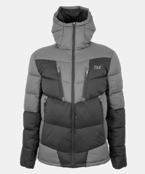 Men’s 550 Fill Power Hooded Puffer Jacket – Full Zip Winter Coat