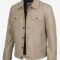 Men’s Beige Lambskin Leather Trucker Jacket – Classic Casual Style
