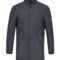 Men’s Charcoal Wool Jacket – Classic Button Collar Winter Style