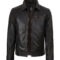 Men’s Dark Brown Rub Off Leather Harrington Jacket – Classic Style