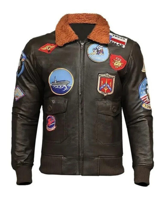 Men’s Military Flight Bomber Jacket – Classic Aviator Style