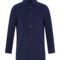 Men’s Plum Wool Jacket – Button-Down Collar for Winter