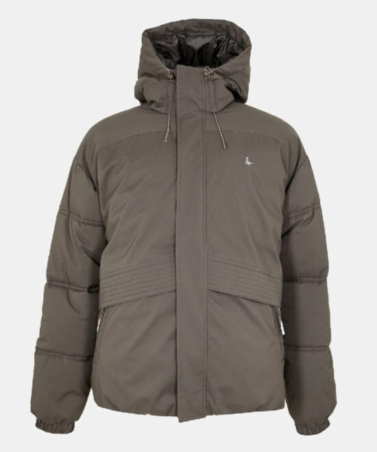 Men’s Short Puffer Jacket – Adjustable Hood Winter Style