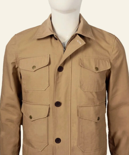 Men’s Vintage Cotton Jacket – Classic Rugged Style