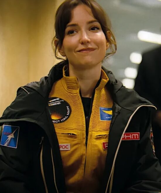 Milana Vayntrub Project Hail Mary Black Jacket