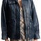 Oversized Genuine Leather Bomber Jacket – Relaxed Urban Style