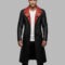Phantom Liberty Black Leather Long Coat