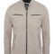 Real Lambskin Beige Cafe Racer Jacket – Men's Biker Leather Jacket