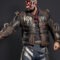 Royce Cyberpunk 2077 Black Genuine Leather Jacket