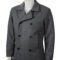Ryan Bingham Grey Wool Double-Breasted Coat