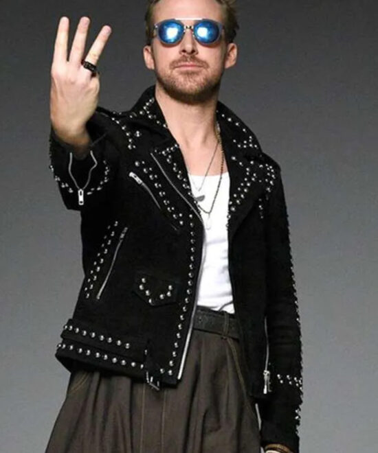Saturday Night Live Ryan Gosling Studded Leather Jacket