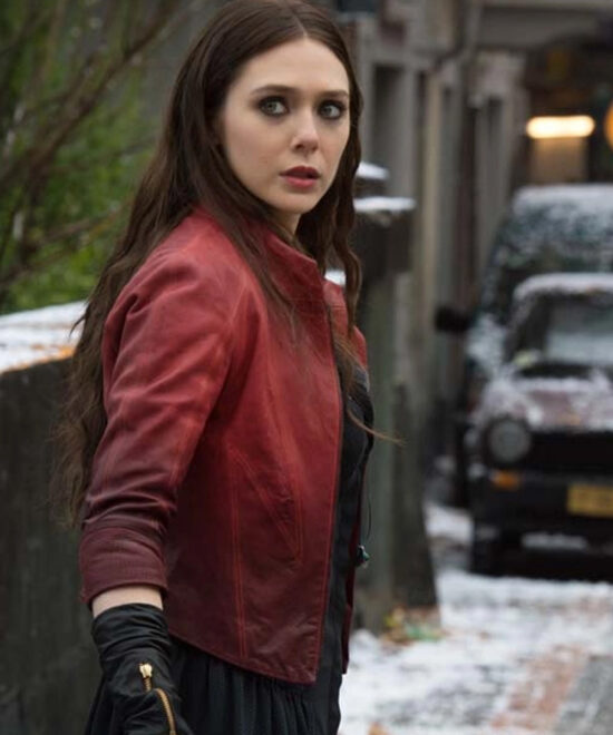 Scarlet Witch Avengers Age Of Ultron Red Jacket