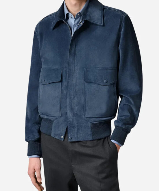 Seong Gi-hun Squid Game S02 Blue Suede Jacket