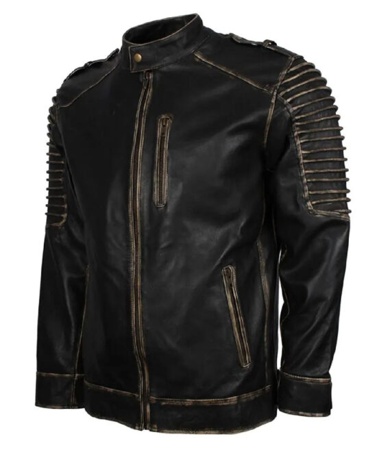 Suicide Squad Joker Black Biker Jacket