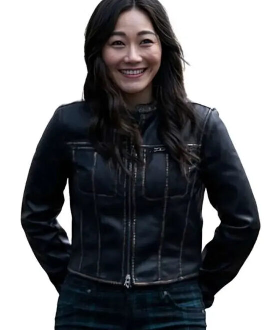The Boys S05 Kimiko Miyashiro Leather Jacket