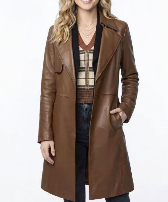 The Boys Season 04 Annie January Brown Trench Coat