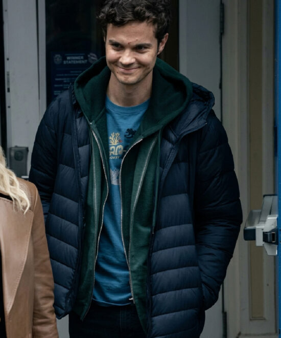 The Boys Season 04 Hughie Campbell Black Puffer Jacket