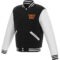 Washington Commanders Varsity Jacket – Black & White Fan Design
