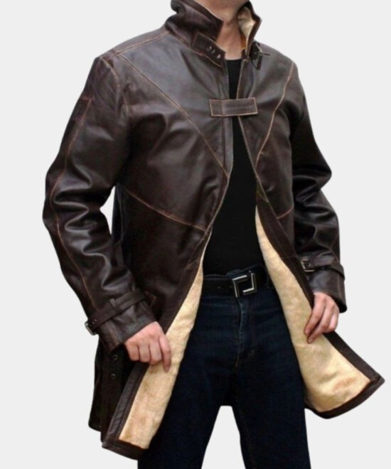 Watch Dogs Legion Bloodline Aiden Pearce Leather Coat