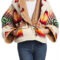 Women’s Aztec Hooded Poncho Coat – Southwestern Style