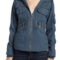 Women’s Blue Denim Jacket – Classic Casual Button-Front Style