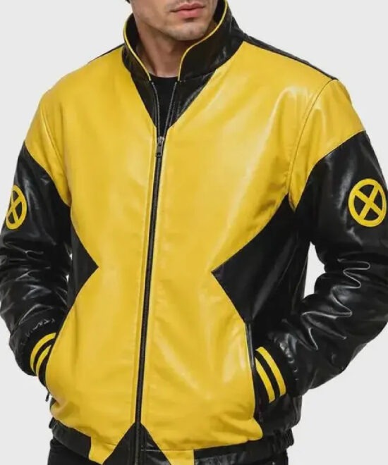 X Men Mutant Leather Cosplay Jacket