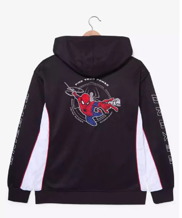 Peter Parker Spider-Man Mesh Hooded Jacket – Superhero Style