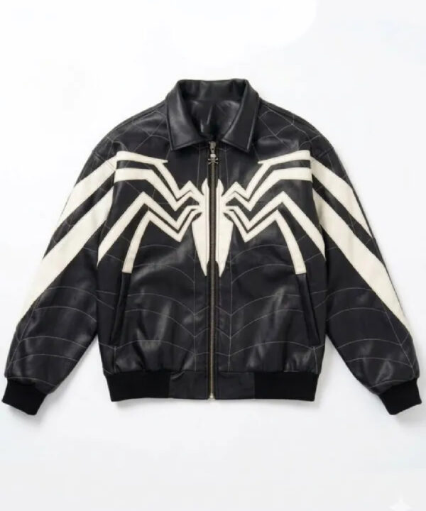 Spider-Man Brand New Day Black Leather Jacket – Superhero Style