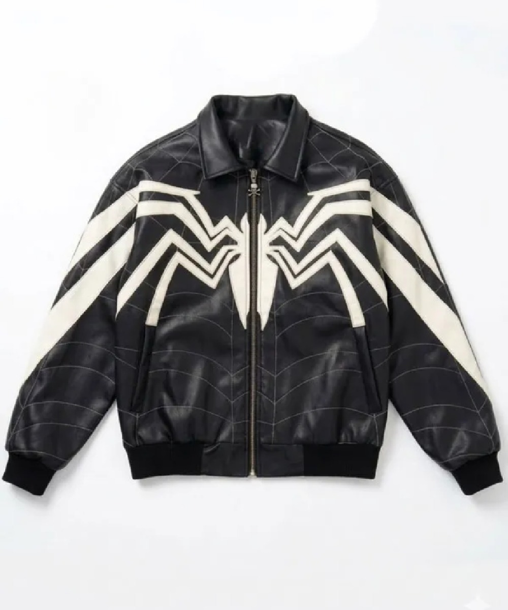 Spider-Man Brand New Day Black Leather Jacket – Superhero Style
