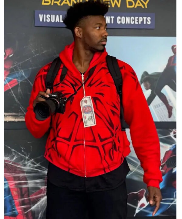 Spider-Man Brand New Day Dominique Barrett Red Hooded Jacket