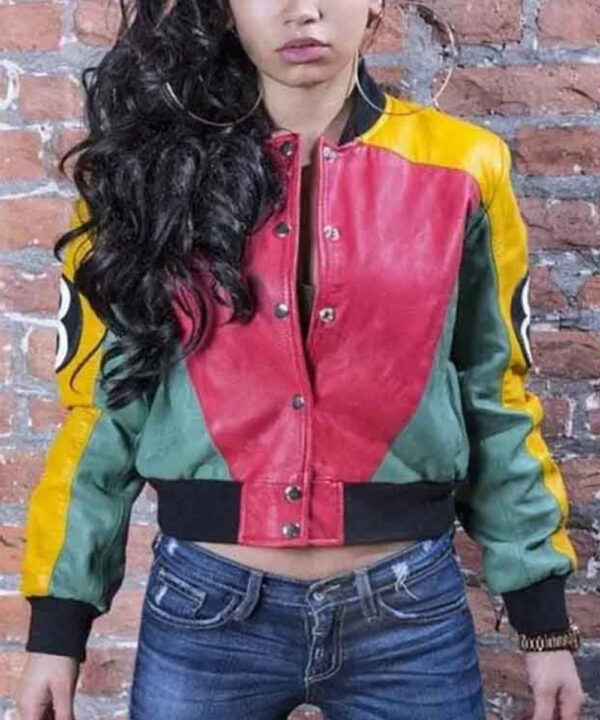 8 Ball Pool Stylish Bomber Jacket for Women's