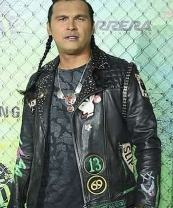 Adam Beach Suicide Squad Slipknot Biker Jacket