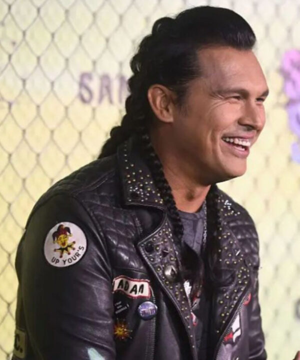 Adam Beach Suicide Squad Slipknot Biker Jacket