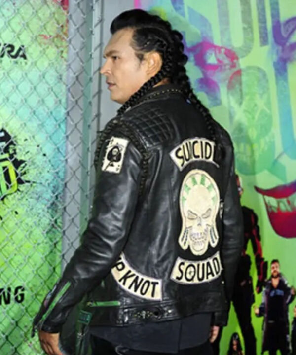 Adam Beach Suicide Squad Slipknot Biker Jacket